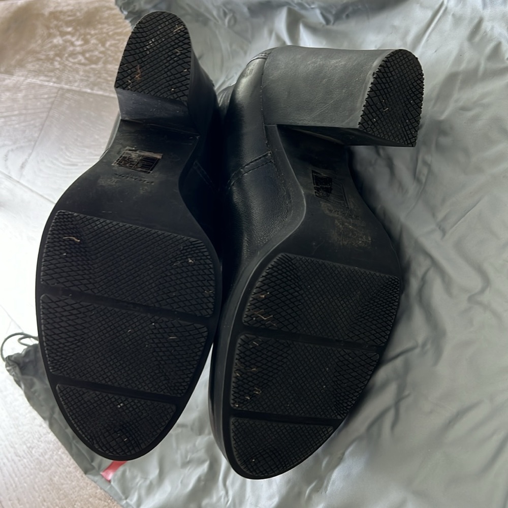 Prada Leather Black Booties | Sz 39.5 - Picture 4 of 8